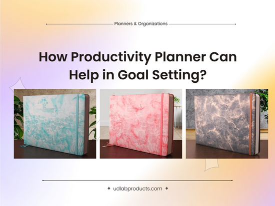 How Productivity Planner Can help in Goal Setting Blog by UDLAB Products
