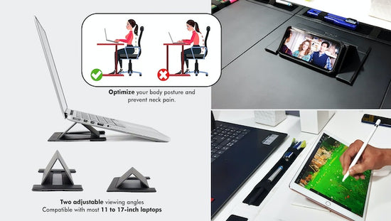 One Stand for Phone + Tablet + Laptop