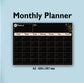 MagPlan Magnetic Whiteboard Planner | Dry Erase planner in A5, A4 & A3 sizes